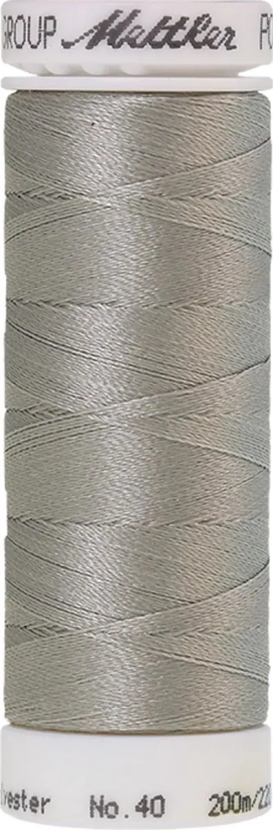 Amann Mettler Polysheen Borduurgaren 200m - Grijs