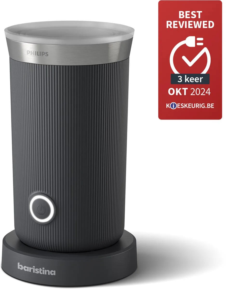 Philips Baristina Melkopschuimer BAR311/60 - Zwart