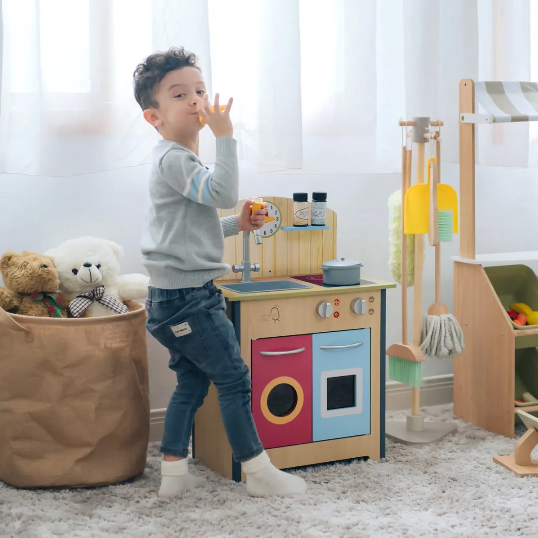 Teamson Kids Klassiek Houten Speelkeuken - Veelkleurig