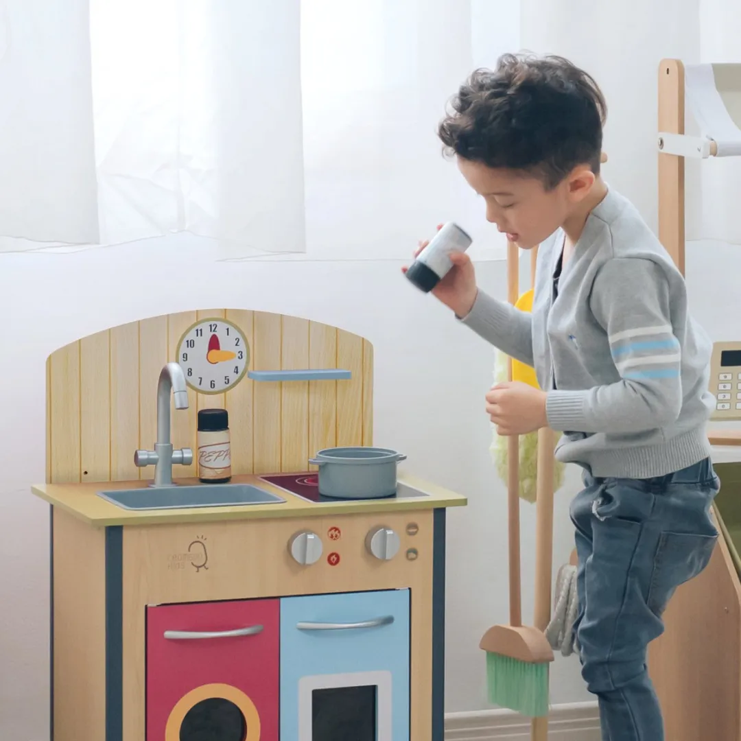 Teamson Kids Klassiek Houten Speelkeuken - Veelkleurig