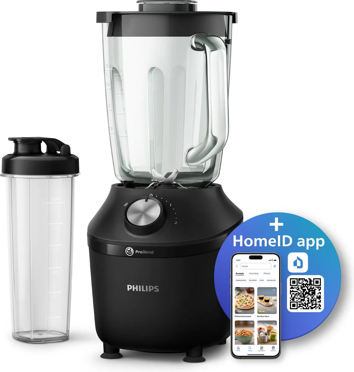 Philips HR2291/41 Blender 180W - Zwart - afbeelding 6 van 6