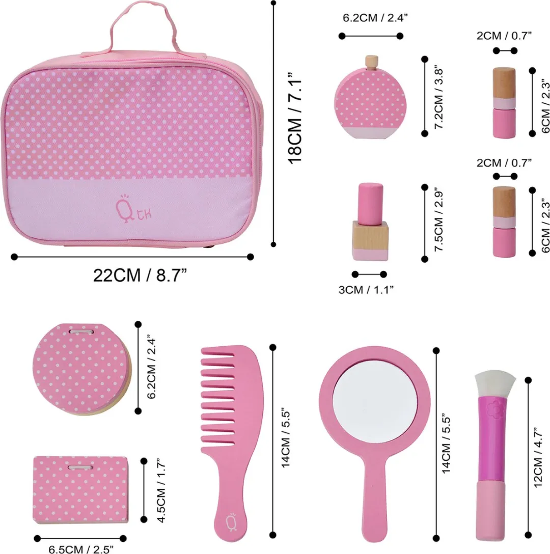 Teamson Kids Kaptafel Accessoires Roze/Polka Dot