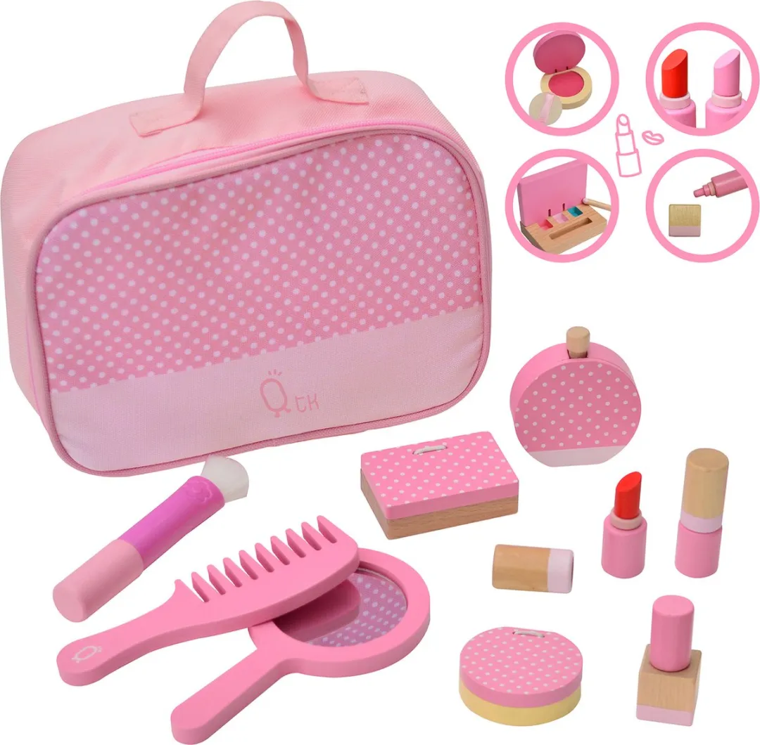 Teamson Kids Kaptafel Accessoires Roze/Polka Dot