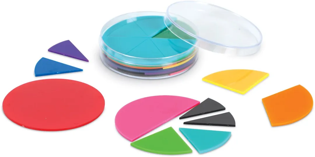 Learning Resources Rainbow Fraction Cirkels Set - Breuken Multicolor