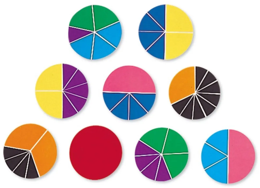 Learning Resources Rainbow Fraction Cirkels Set