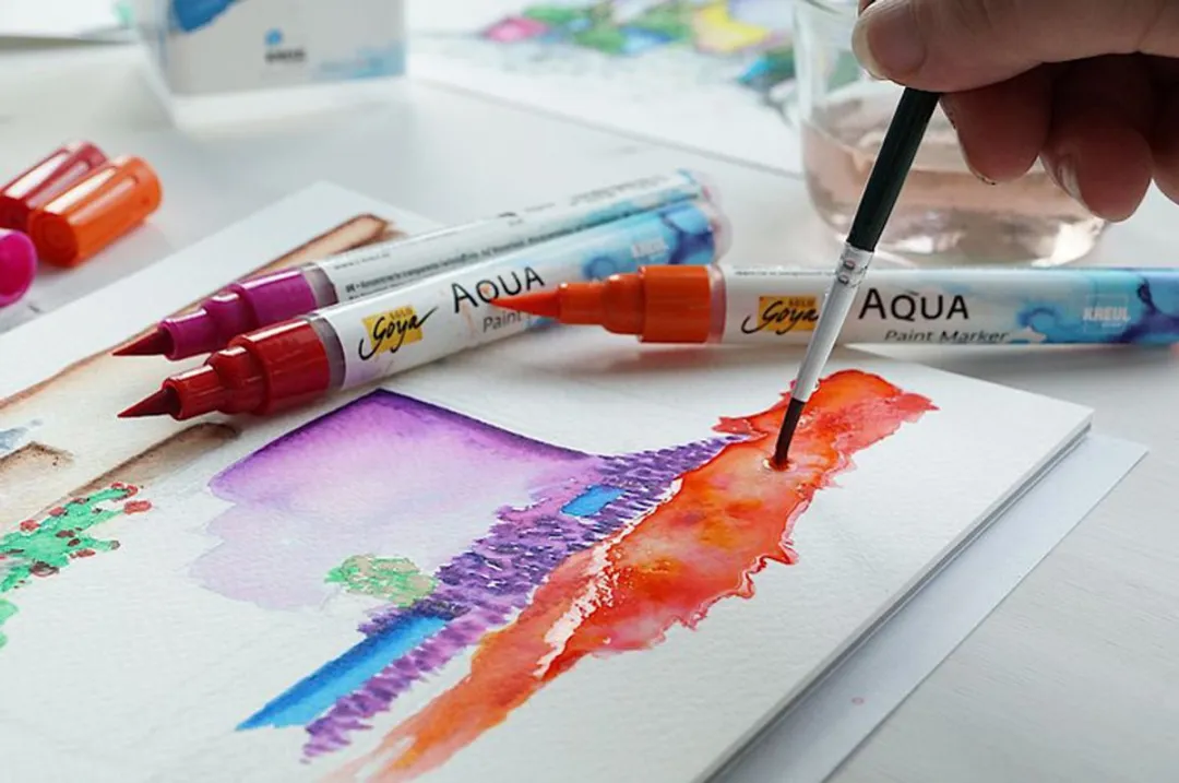 Kreul Aqua Paint Marker SOLO Goya Warme Kleuren
