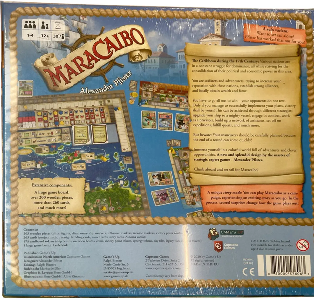 Capstone Games Maracaibo Bordspel MCBO01 - 1-4 Spelers