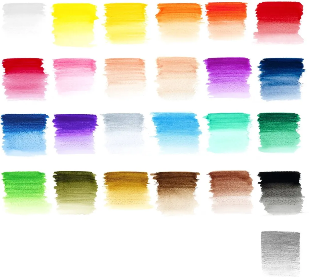 Winsor & Newton Studio Collection Aquarelpotloden Set 26 Stuks - Inclusief HB-potlood & penseel