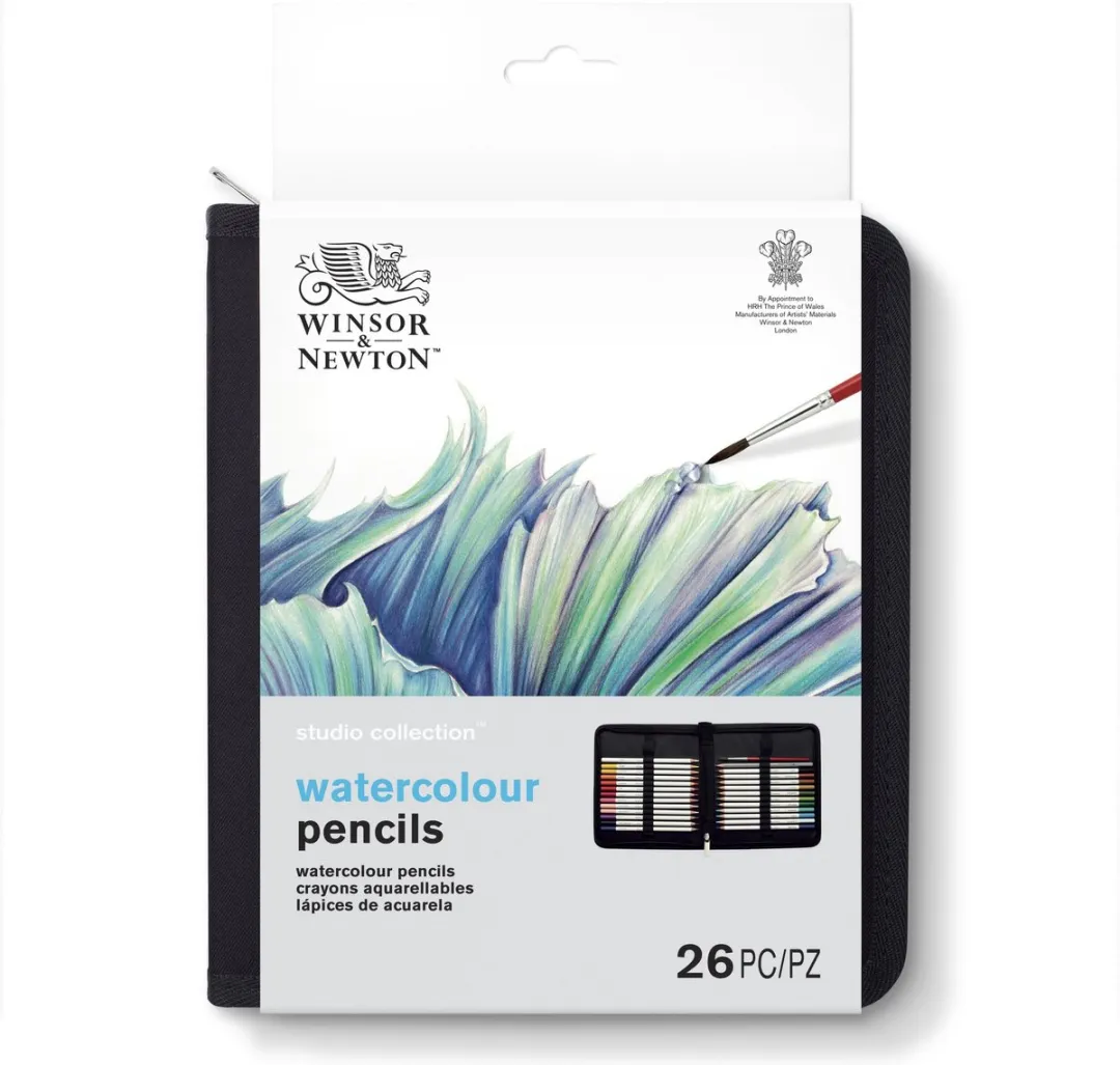 Winsor & Newton Studio Collection Aquarelpotloden Set 26 Stuks