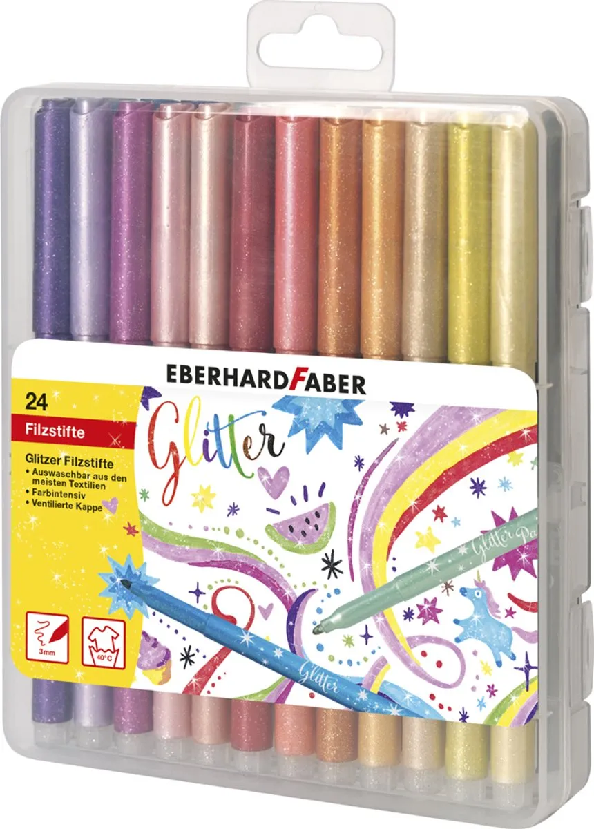 Eberhard Faber Viltstiften EF-551024 - 24 Stuks - Assorti