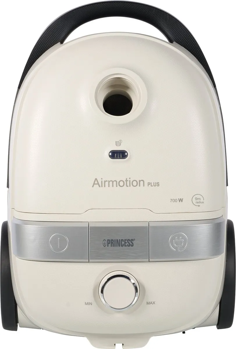 Princess Airmotion Plus 336080 Stofzuiger - 700W - 4L - HEPA - Wit
