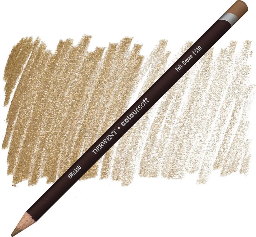 Derwent Coloursoft Potlood Pale Brown C530