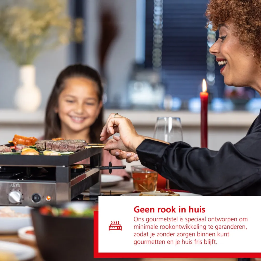 Solis 791 5-in-1 Tafelgrill - 1400W - 4 Personen - Zilver/Zwart