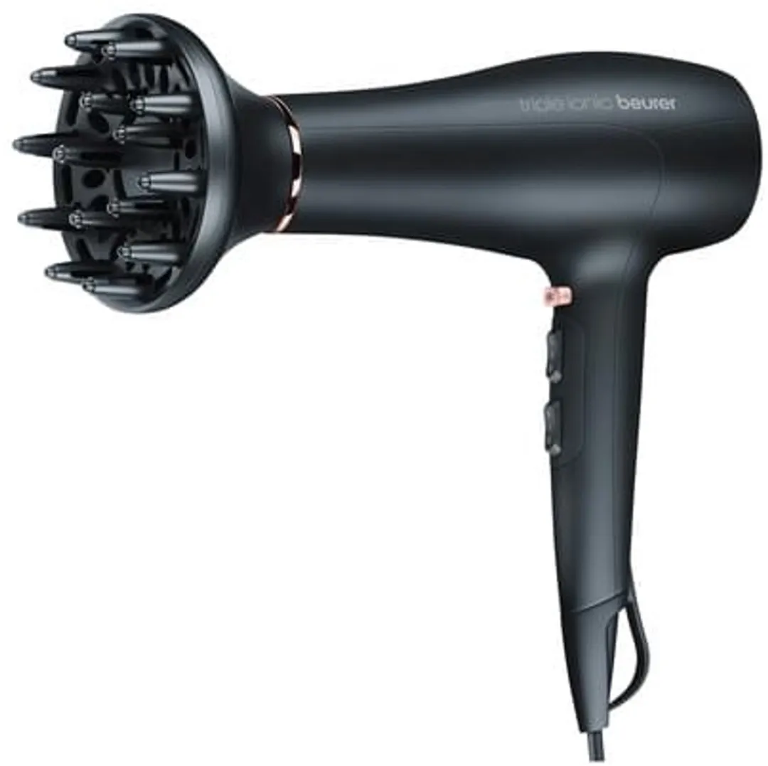 Beurer HC 50 Föhn - 2200W - 2 Opzetstukken - Zwart/Brons