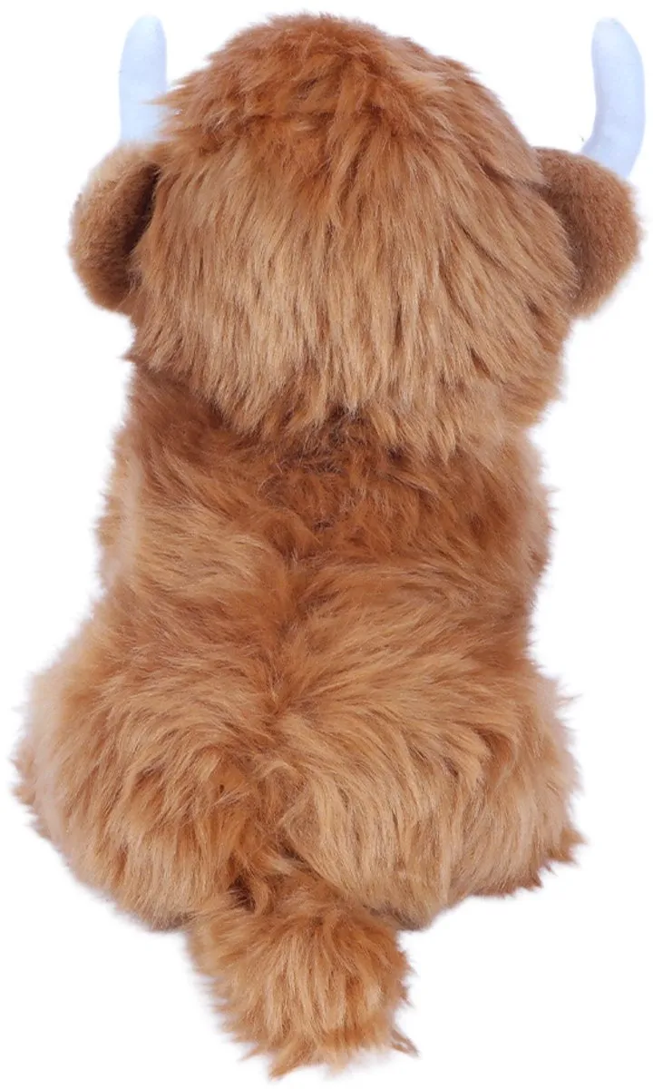 PIA Soft Toys Pluche Mammoet 18cm - Bruin/Wit