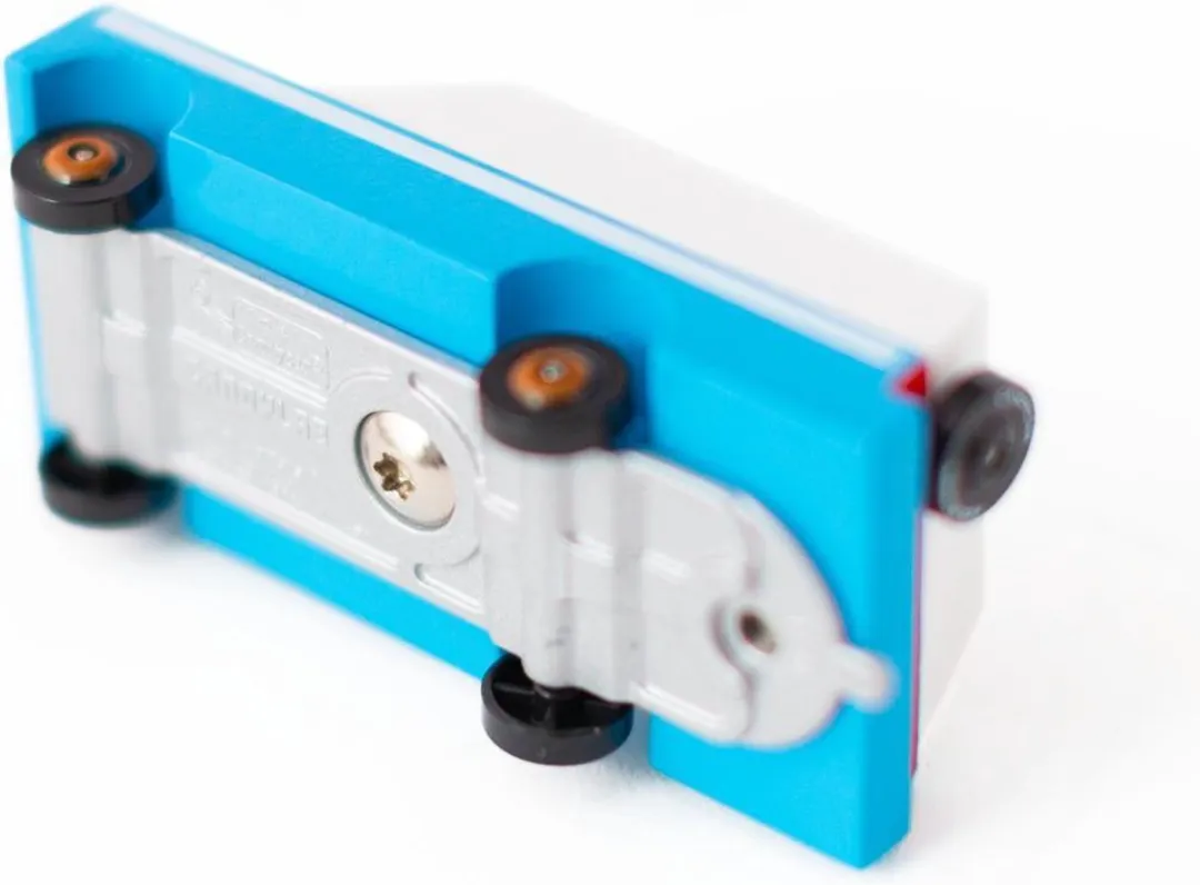 Candylab Toys Mississippi Mule Diecast Auto Blauw - 8,4x4,1cm - 3+