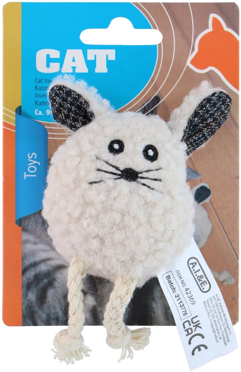 Pet Toys - Kattenspeeltje Muis - Katten - Pluche speelmuis