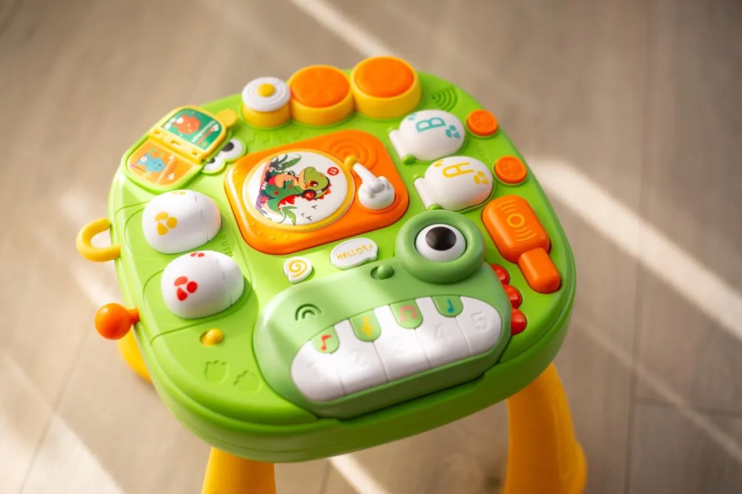 Eco Toys Dinosaurus Activiteiten Tafel HC653568 - Groen/Geel