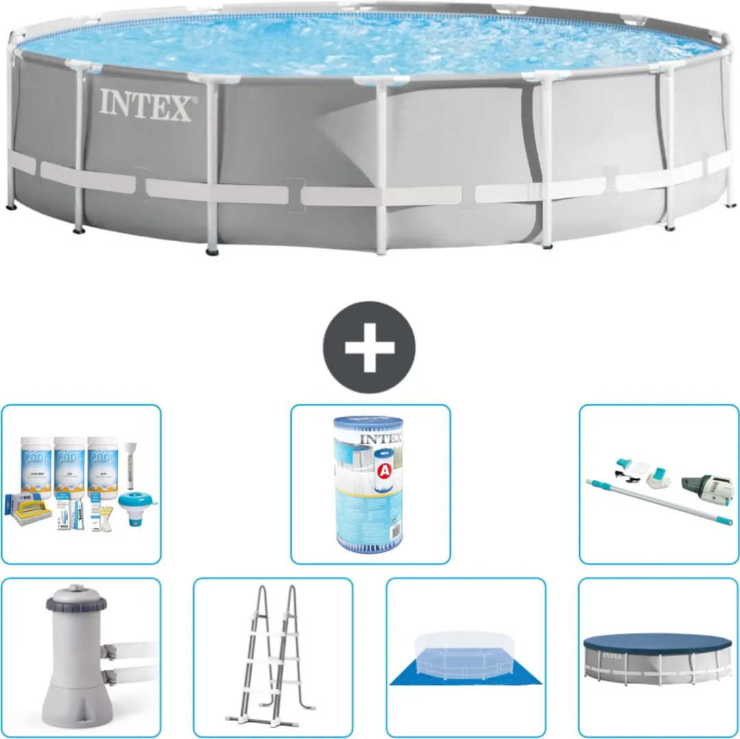 Intex Rond Prism Frame Zwembad 427x107cm