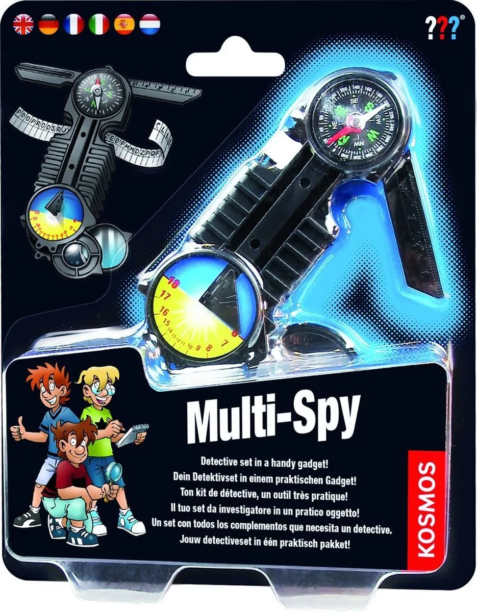 Kosmos Spy Labs Multi-Spy – Spionagespeelgoed – Bouw je eigen spionageapparaten – Inclusief infrarood sensor en nachtzichtcamera – Spionageset