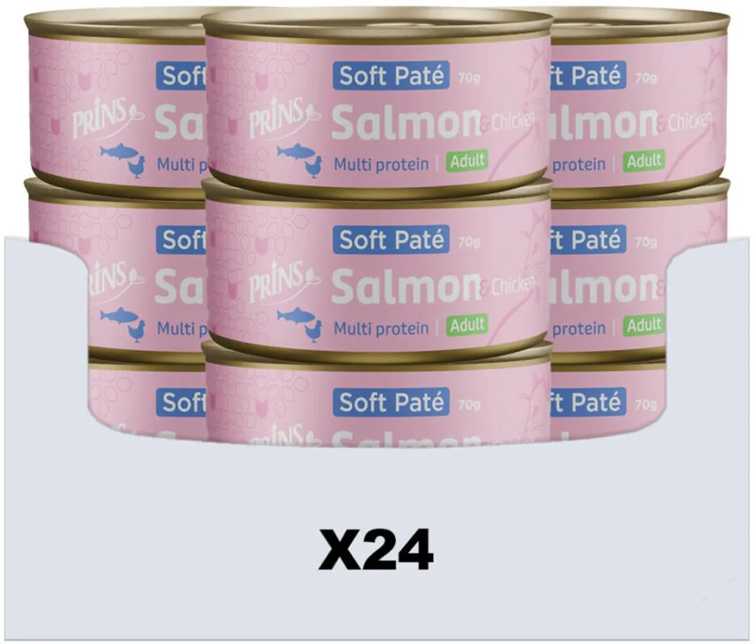 Prins Soft Paté Kattenvoer Nat Witvis
