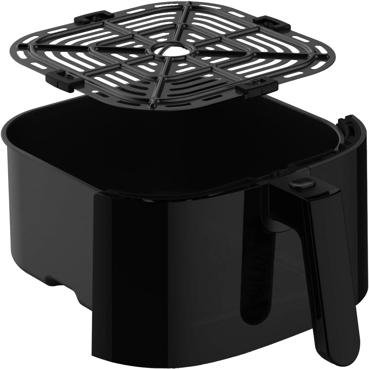 Inventum GF502HLDB - Airfryer - Hetelucht friteuse - 5 liter - Kijkvenster - 70 tot 200 graden - 1500 watt - Zwart