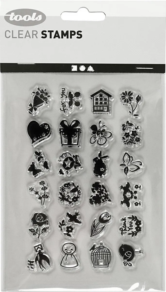 Creativ Company Kleine Groetjes Silicone Stempels