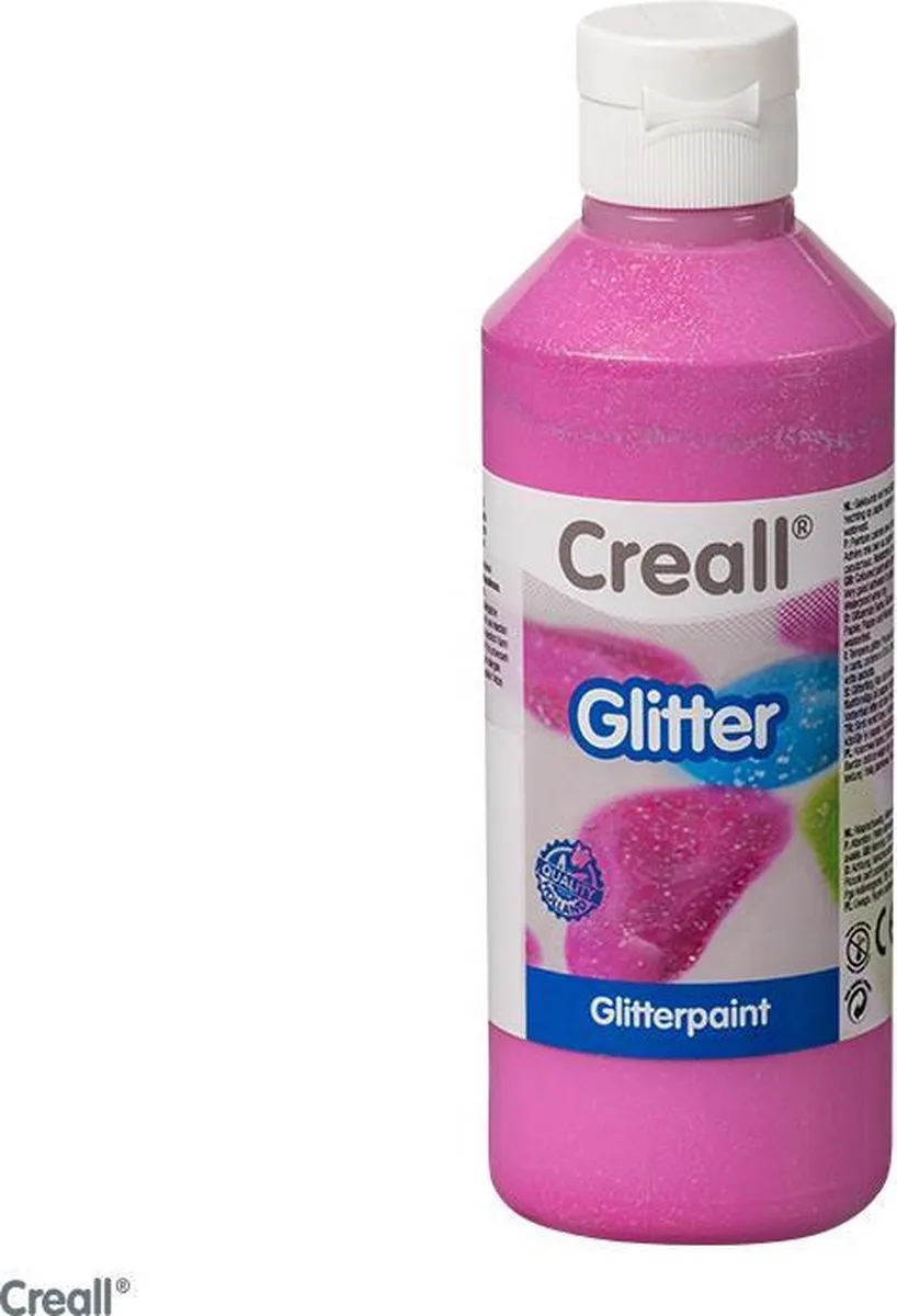 Creall Glitterverf Roze 250ml