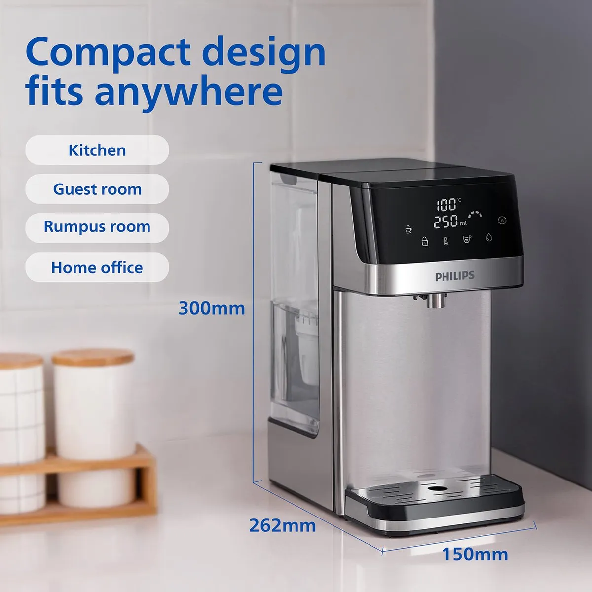 Philips Elektronische Waterdispenser 2200W - 5 Programma's - afbeelding 6 van 6