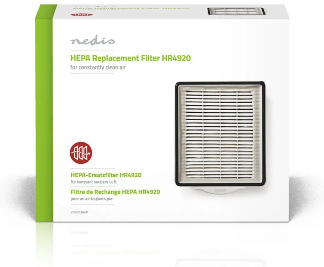 Nedis HEPA Vervangingsfilter VCFI215HEP - Wit