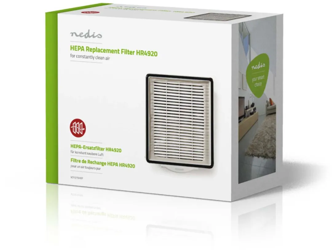 Nedis HEPA Vervangingsfilter VCFI215HEP - Wit - afbeelding 6 van 6