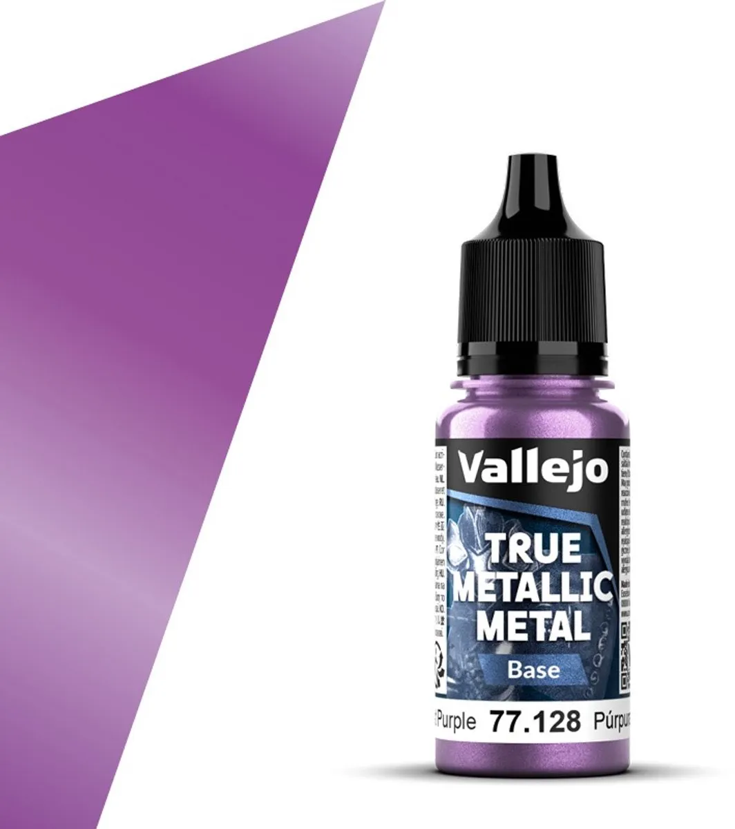 Vallejo Hobbyverf Acryl True Metallic Base Amethist Paars 18ml