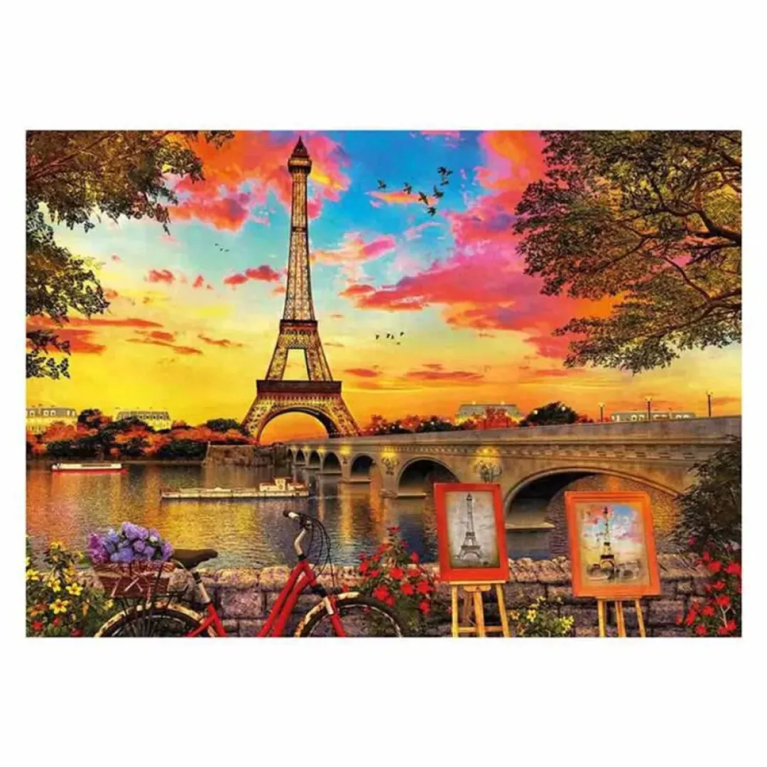 Educa Zonsondergang in Parijs Legpuzzel 3000 Stuks - Meerkleurig