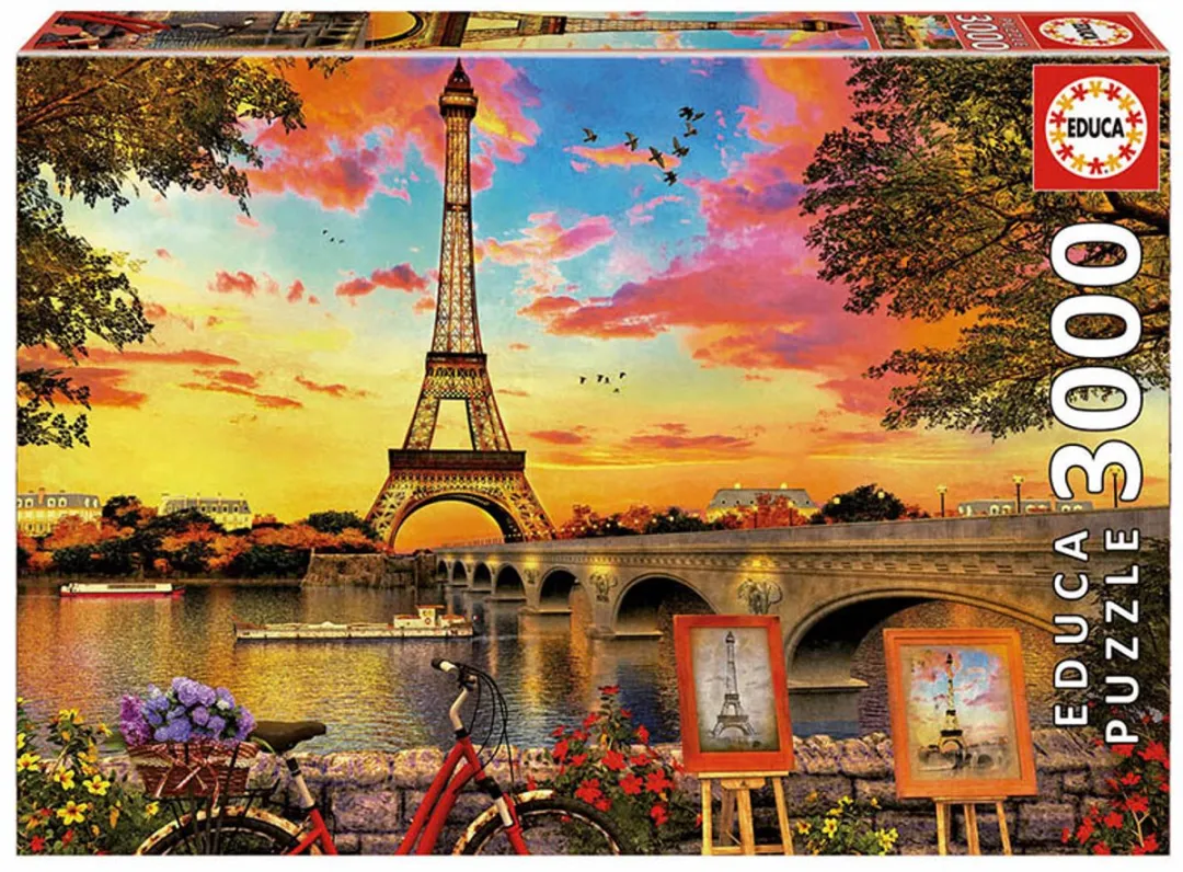 Educa Zonsondergang in Parijs Legpuzzel 3000 Stuks