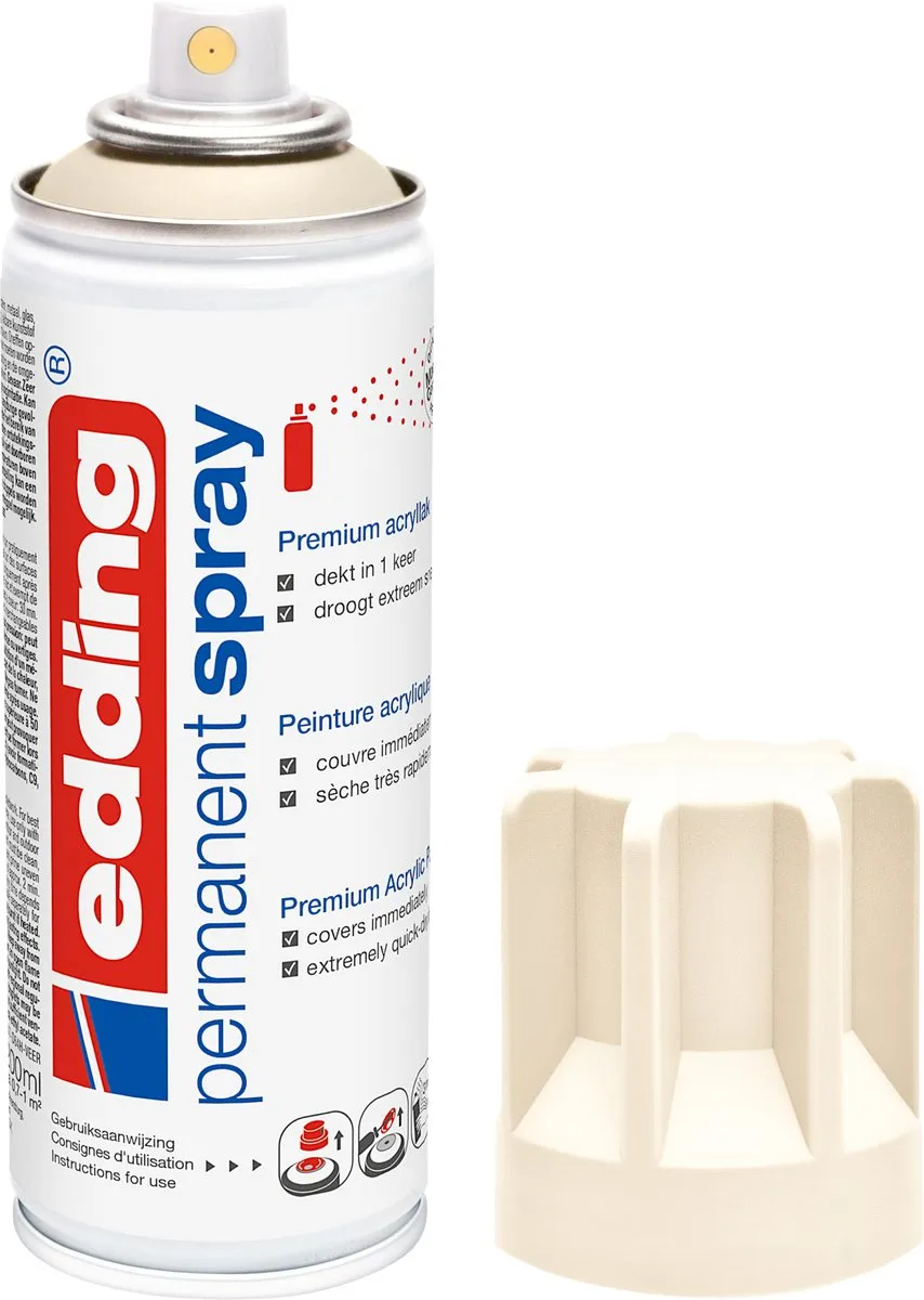 edding 5200 Spuitverf Licht Ivoor Mat