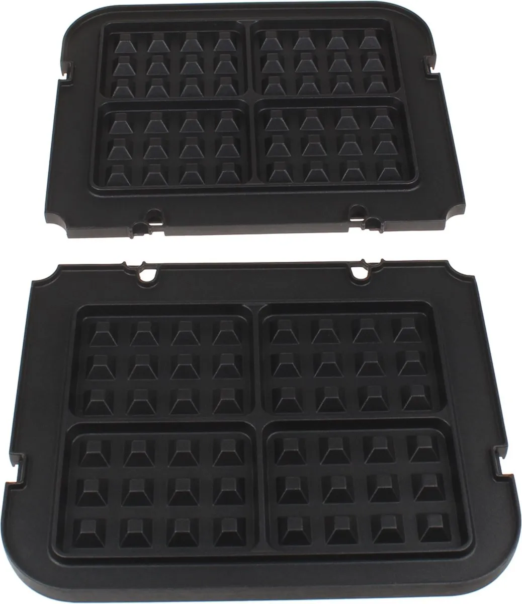 Cuisinart GR030E Wafelplaat - 2 Stuks - Zwart