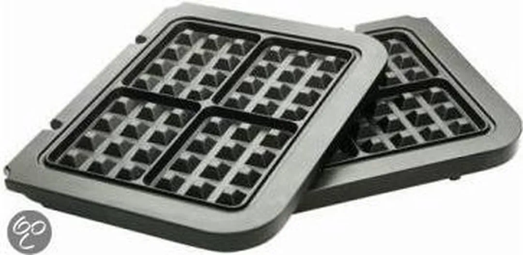 Cuisinart GR030E Wafelplaat - 2 Stuks - Zwart