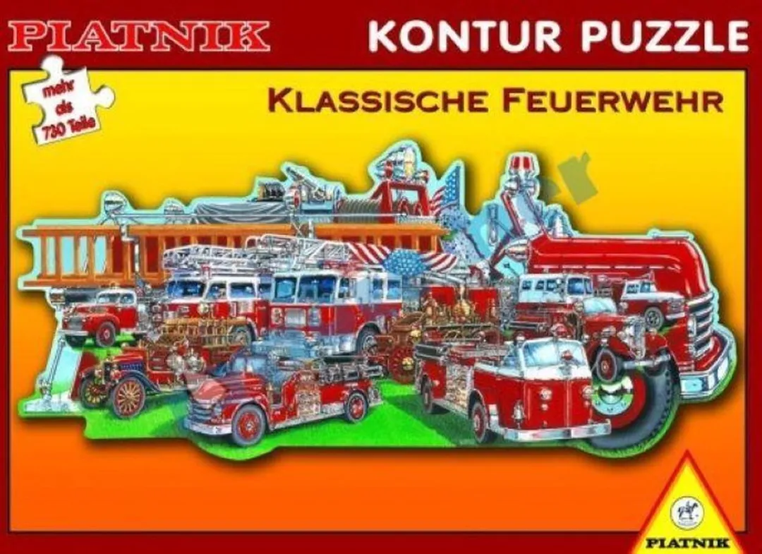 Piatnik Ouderwetse Brandweerauto Legpuzzel 730 Stuks