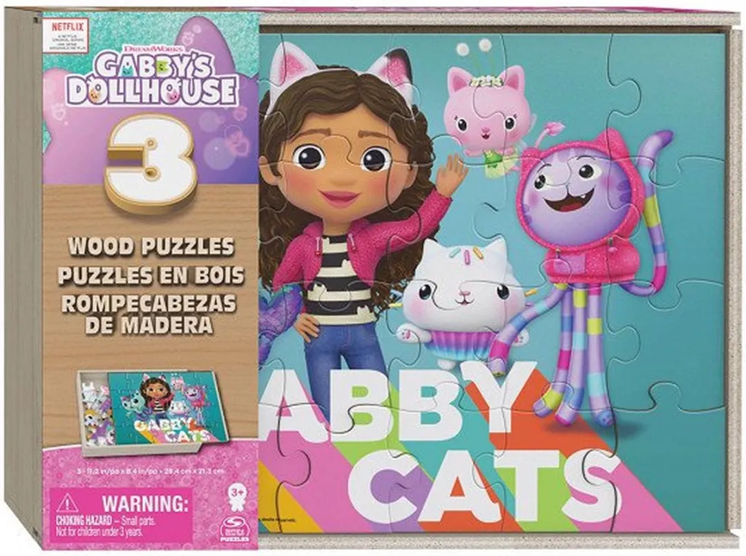 Spin Master Gabby's Poppenhuis Puzzels 3x24 Stuks - Multicolor