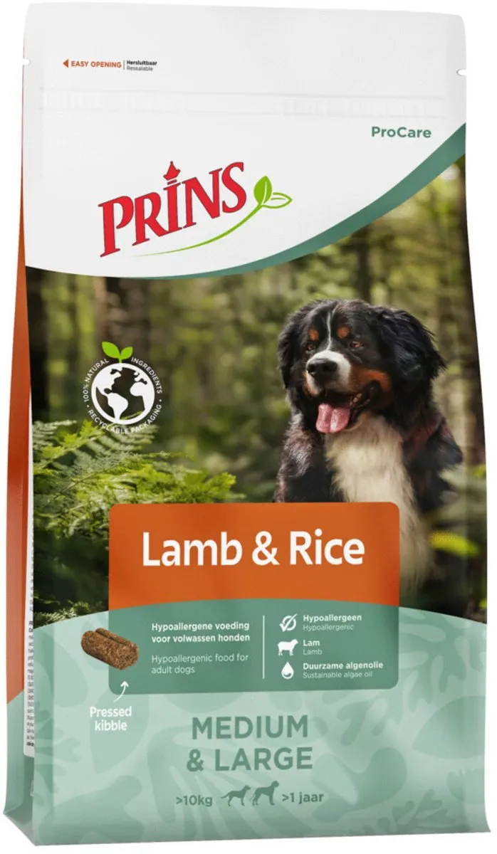 Prins ProCare Lamb & Rice 20kg - Hondenvoer
