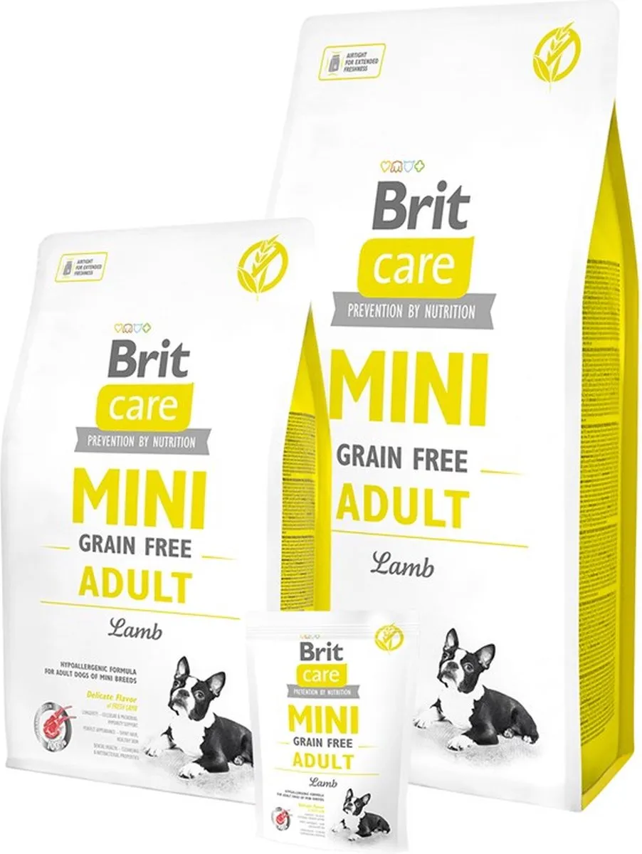Brit Care Grainfree Mini Adult Lam 2kg