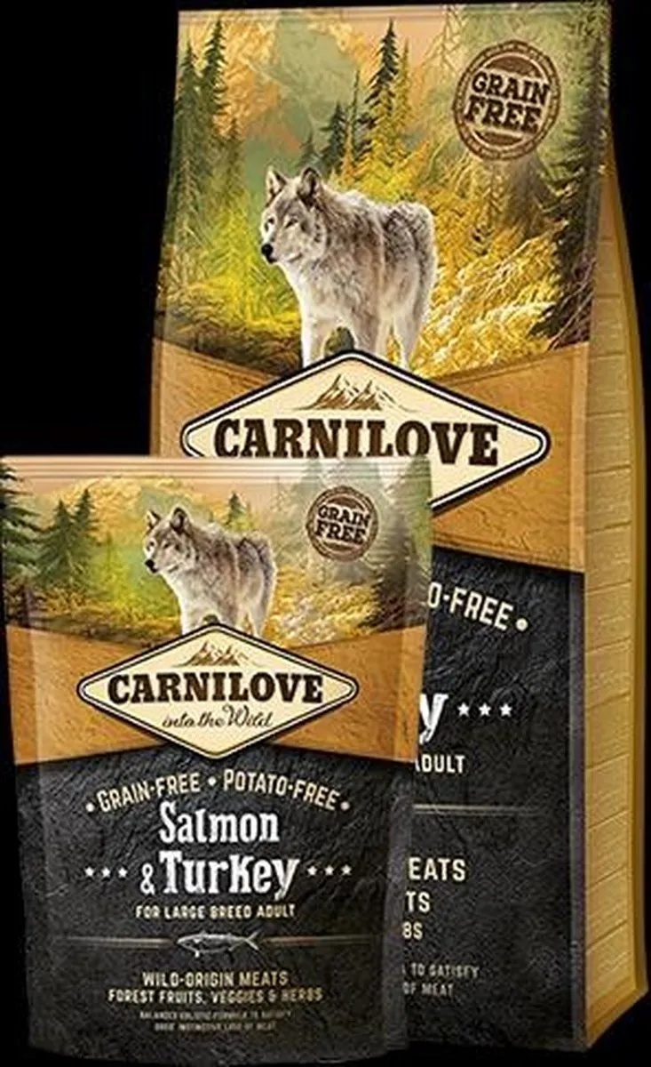 Carnilove Adult Salmon & Turkey Large Breed 12kg