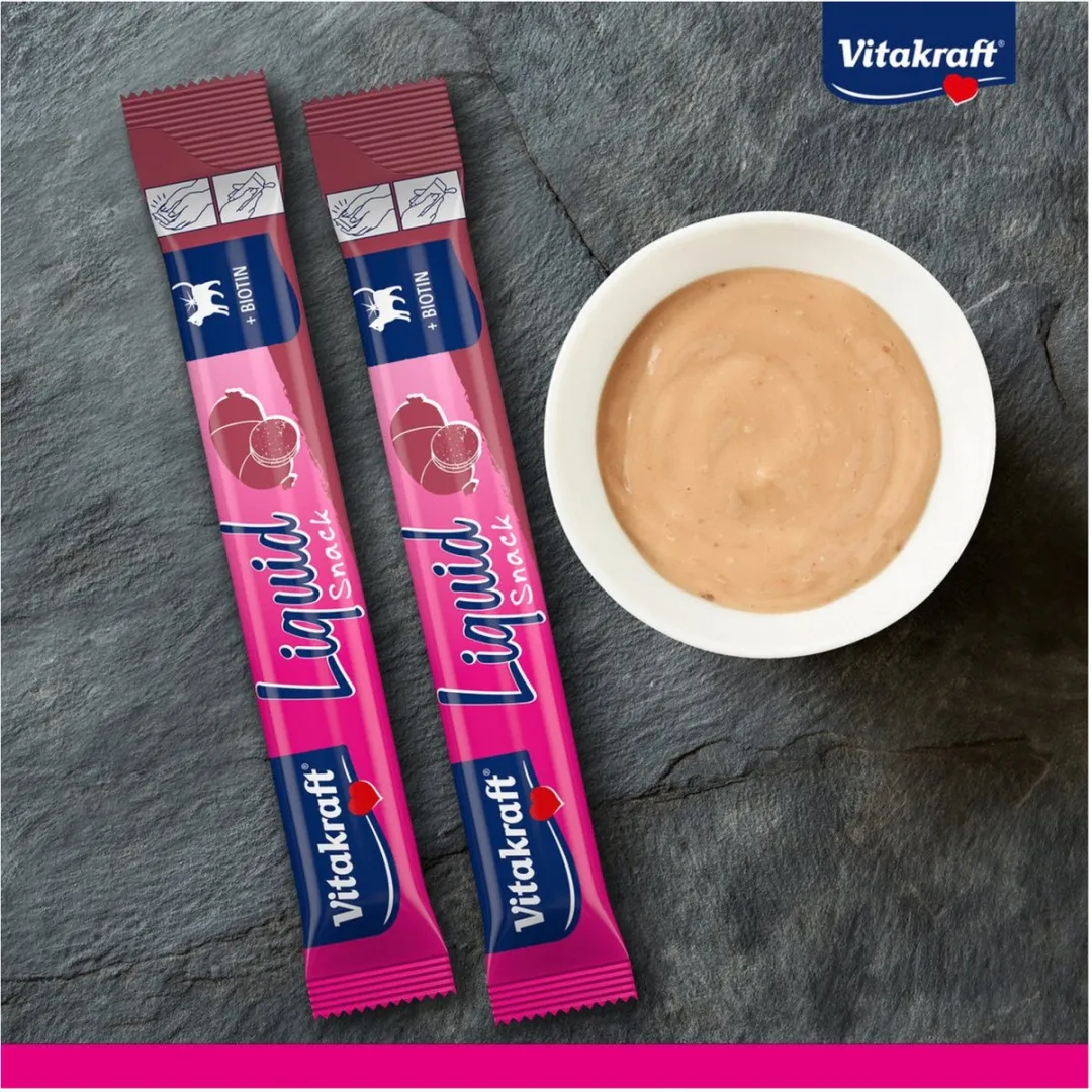 Vitakraft Liquid Snack Leverworst - 6x15g