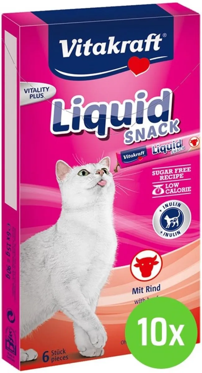 Vitakraft Cat Liquid Snack Rund & Inuline
