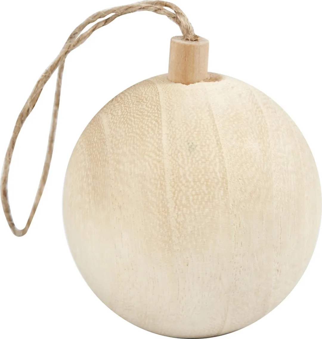 Creativ Company Houten Kerstbal 6,4cm - Blank