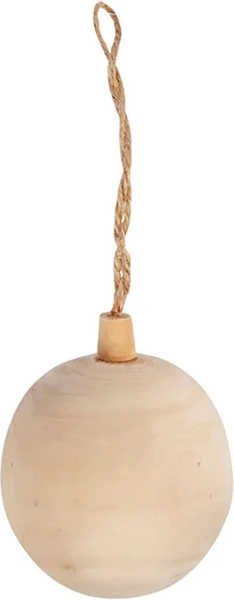 Creativ Company Houten Kerstbal 6,4cm - Blank