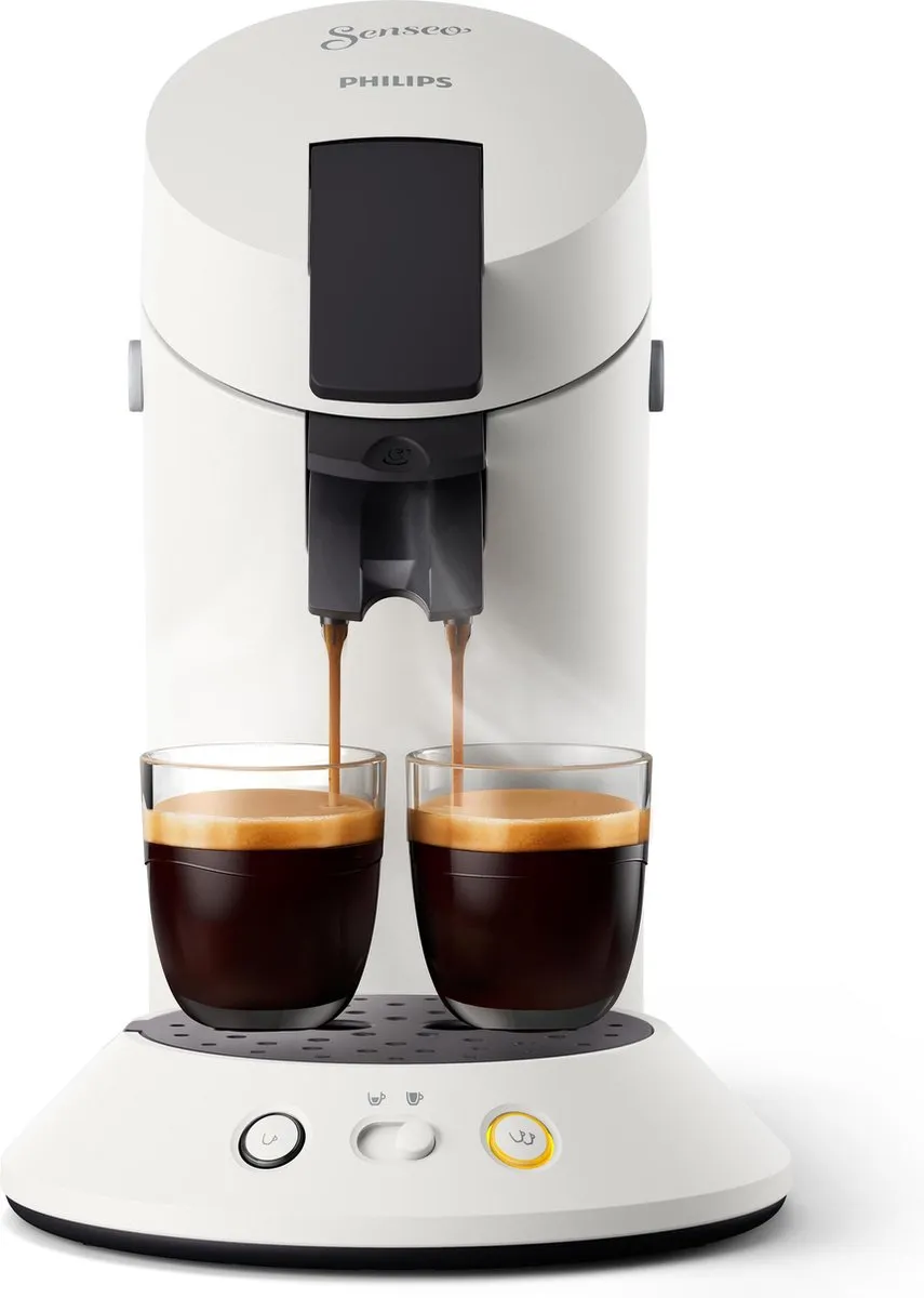 Philips Senseo Original Plus CSA210/10 Koffiepadmachine - 2 Kopjes - Wit