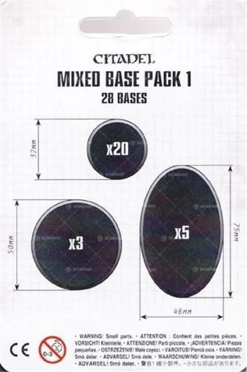 Games Workshop Citadel Mixed Base Pack 1