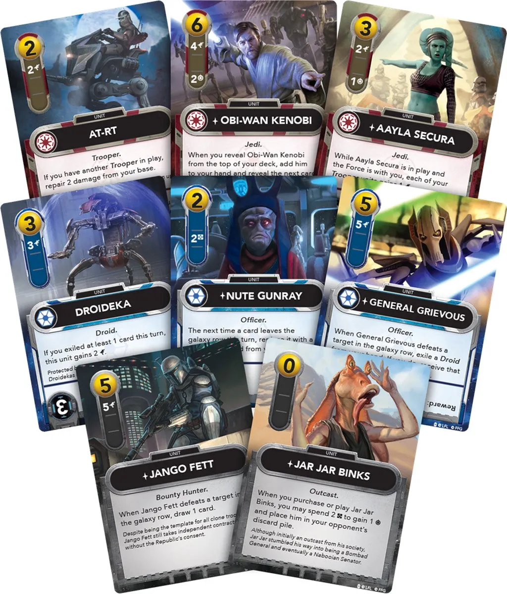 Fantasy Flight Games Star Wars Clone Wars Deckbuilding Game - 2 Spelers