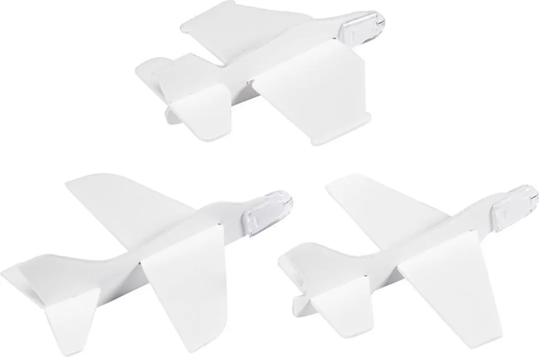 Creativ Company Creotime Vliegtuig Zelfbouw - 3 Stuks
